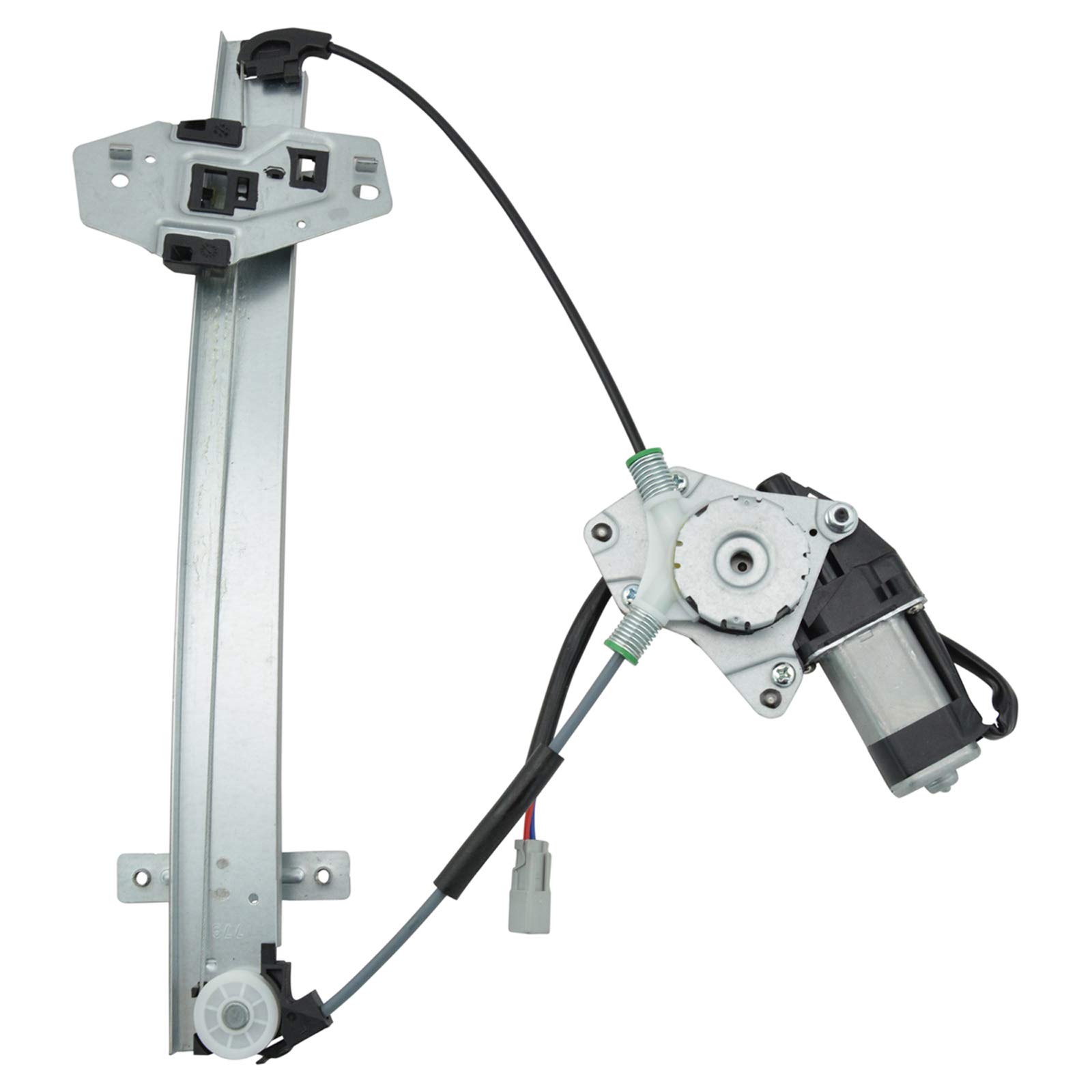 TRQ Rear Left Power Window Regulator &amp; Motor Assembly Drivers Side