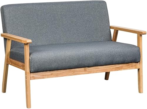 Miniatura 1 de Lilola Home LHF-88873 - Asientos de dos plazas, color gris Bahamas