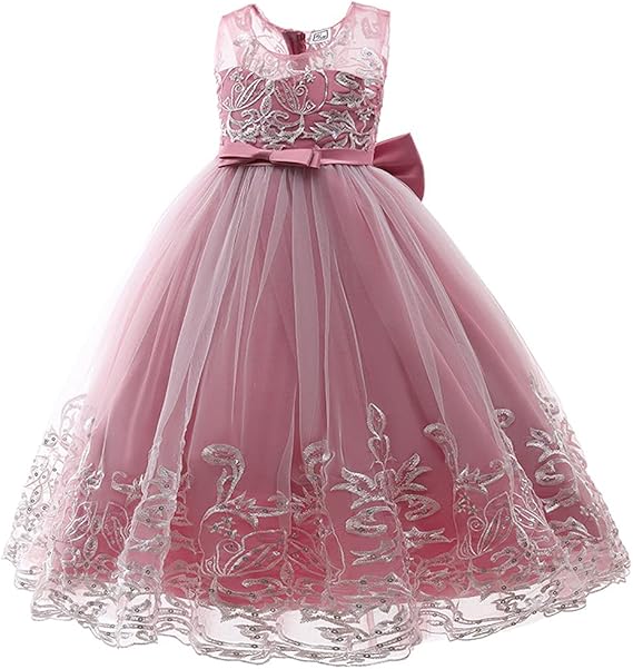 Amazon Forpend Kr26 子どもドレス 女の子 フォーマル ピアノ発表会 結婚式 子供服 1 130 140 150 160cm オーガンジー リボン プリンセス フォーマル 通販