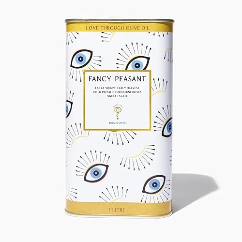 Miniatura 9 de Fancy Peasant Everything - Aceite de oliva, botella de 16.9 fl oz de aceite de oliva virgen extra griego, AOVE rico en polifenoles con aceitunas