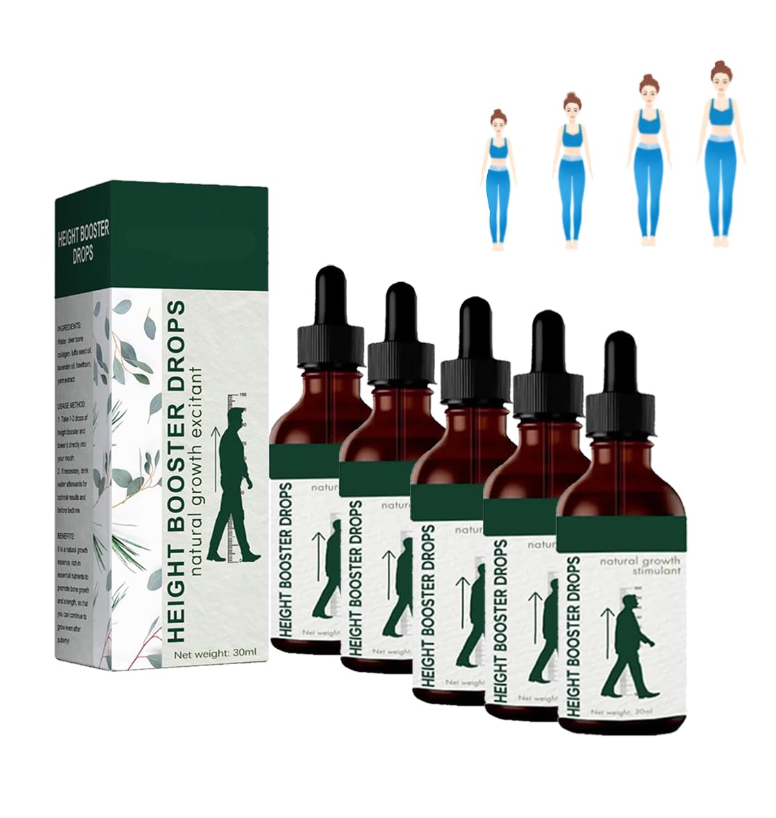 2023 New Height Growth Oil,Height Booster Drops,Natural Height Increasing Oil,Natural Herbal Height Increasing Essential Oil,Adolescent Bone Growth,Reach Your Maximum Height (5)