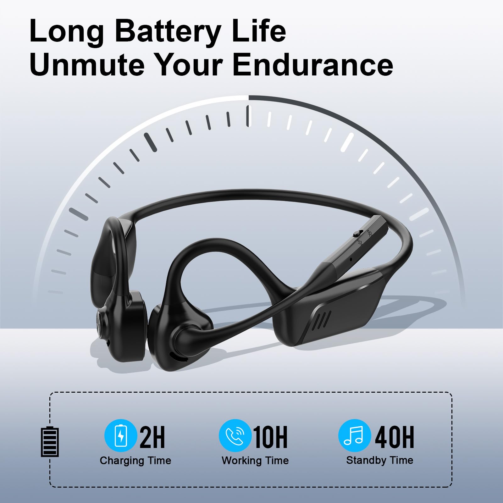 Amazon.co.jp: マイク付きオープンイヤーBluetoothヘッドフォン
