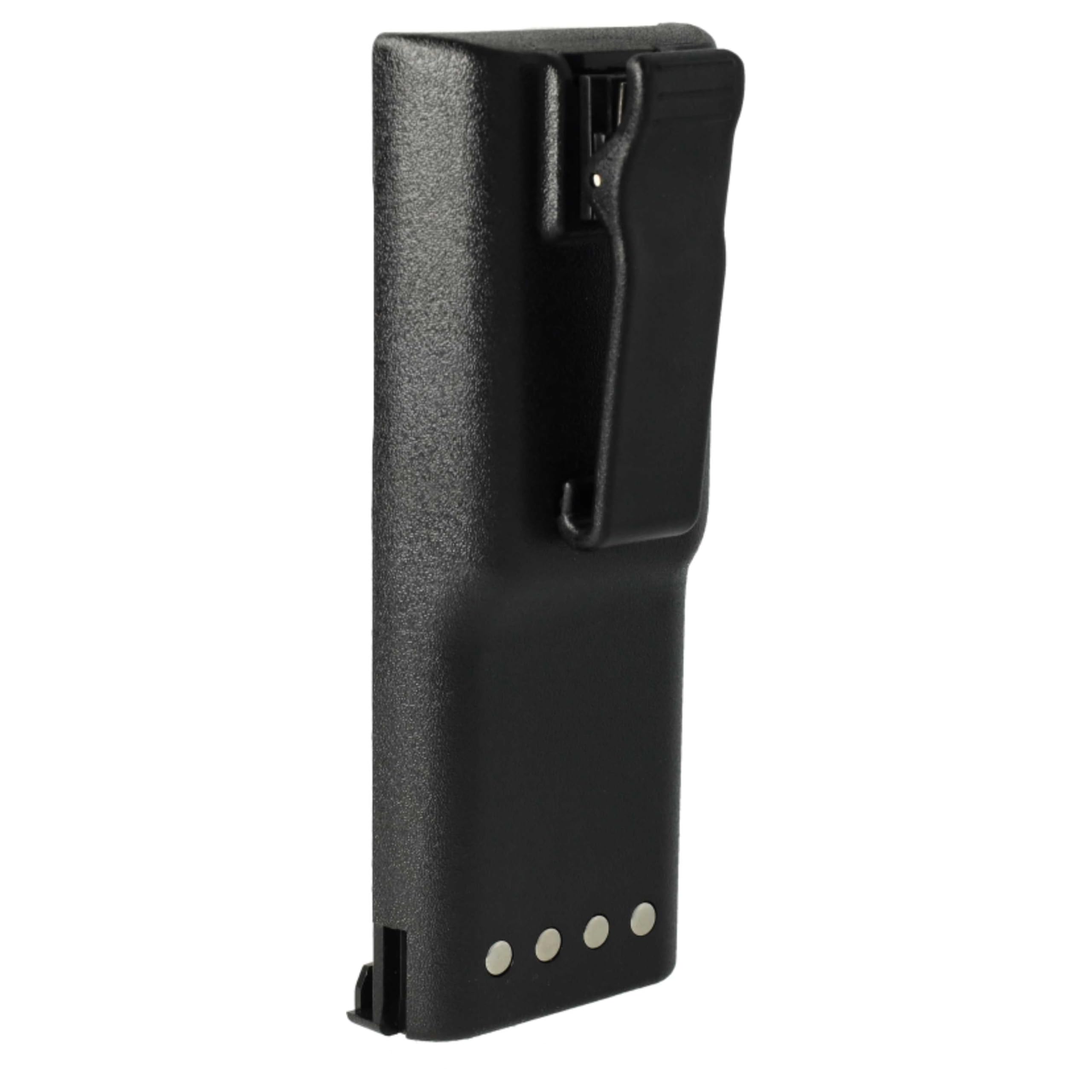 vhbw 2x Battery compatible with Motorola CP450, GP300, GP308, CP450LS, CP250 Radio, Walkie-Talkie (1800 mAh, 7.5 V, NiMH) + Belt Clip - 2