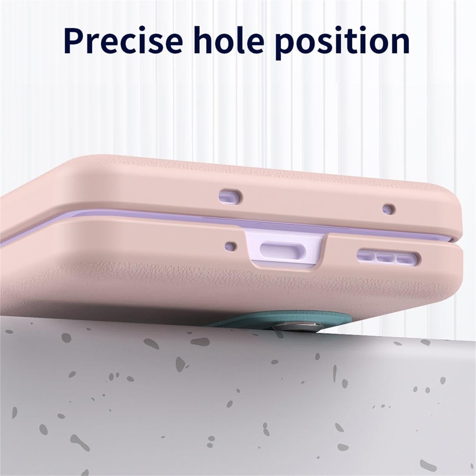 Hülle Für Oppo Find N3 Flip, Mit Einziehbarer Fingerschlaufe, Handheld-Design, Ultradünn, PC, Stoßfest, Ständer, Ganzkörperhülle,Pink