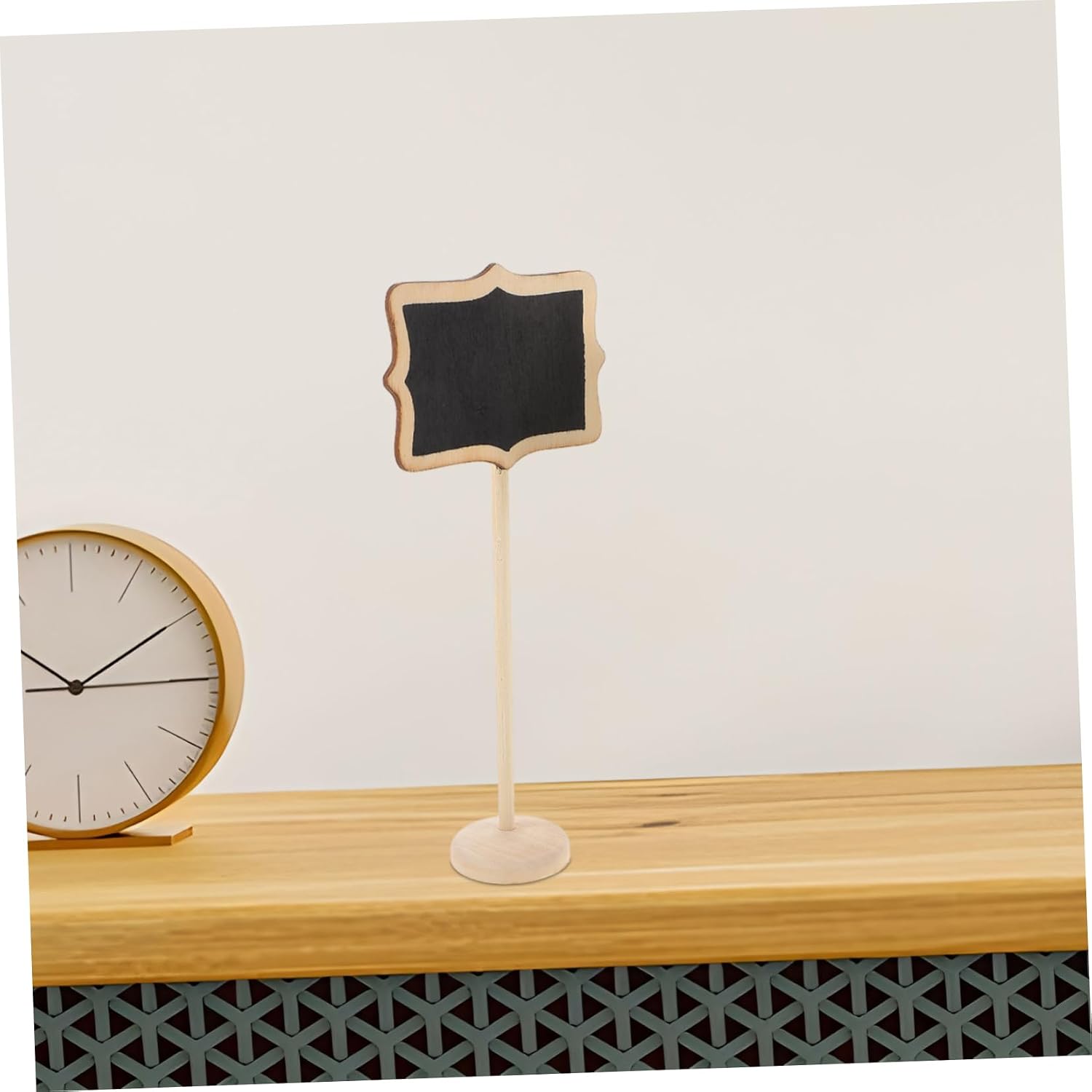 16pcs Mini Birch Message Blackboard Decorative Chalkboards for Home Rooms and Events Notes Signs and Creative Expressions