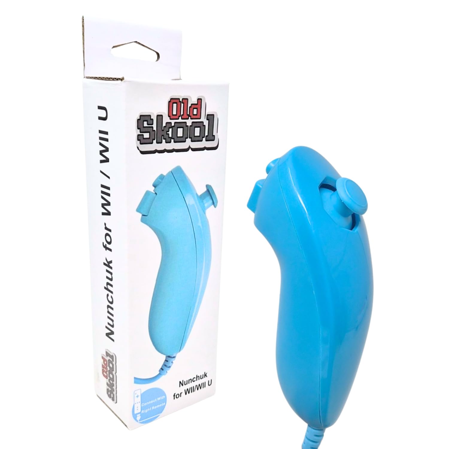 Amazon.com: Old Skool Nunchuck Controller, Compatible with Wii or