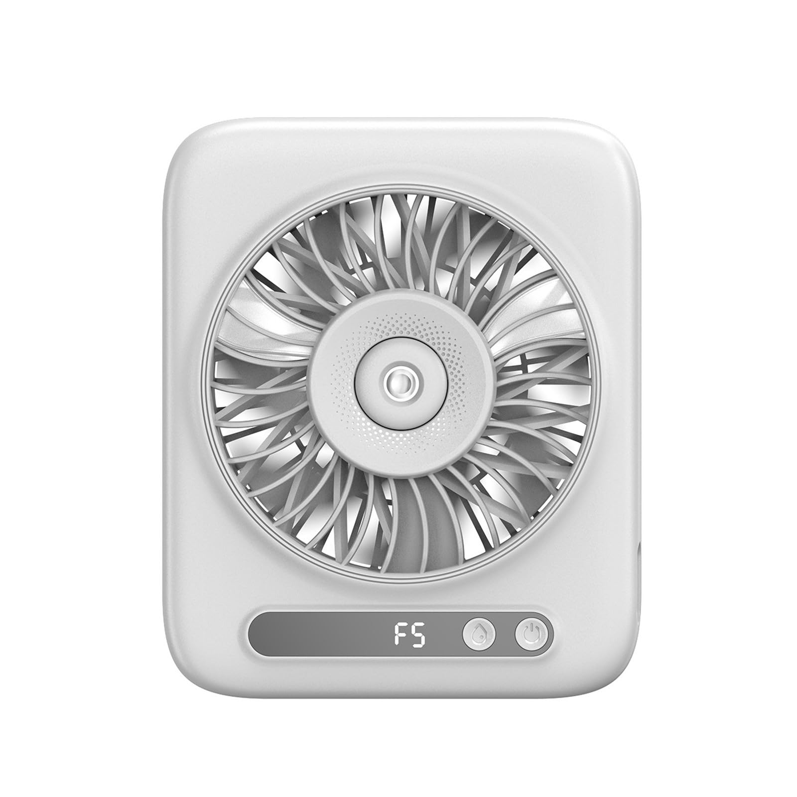Zxfdsfdbnm Space Saving Tabletop Ventilation Maker with Water Container and USB Charging for Indoor Outdoor Desktop Misting Fan
