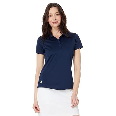 adidas Golf Performance Solid Short Sleeve Golf Polo Shirt Women