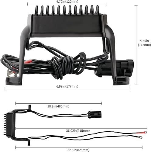 Miniatura 6 de 74505-02 Regulador de Voltaje Rectificador Compatible con Harley Davidson Road Glide Road King Electra Glide Ultra Classic 2002-2003 7450502 H0502