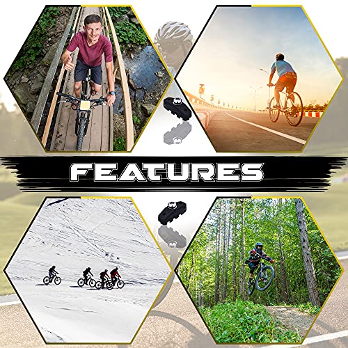 Aiisar Bike Brake Pads 2 Pairs Of 50Mm – Contemporary Designed C Shape Bike Parts With Installation Tool Caliper, Nut And Spacer #TOP5