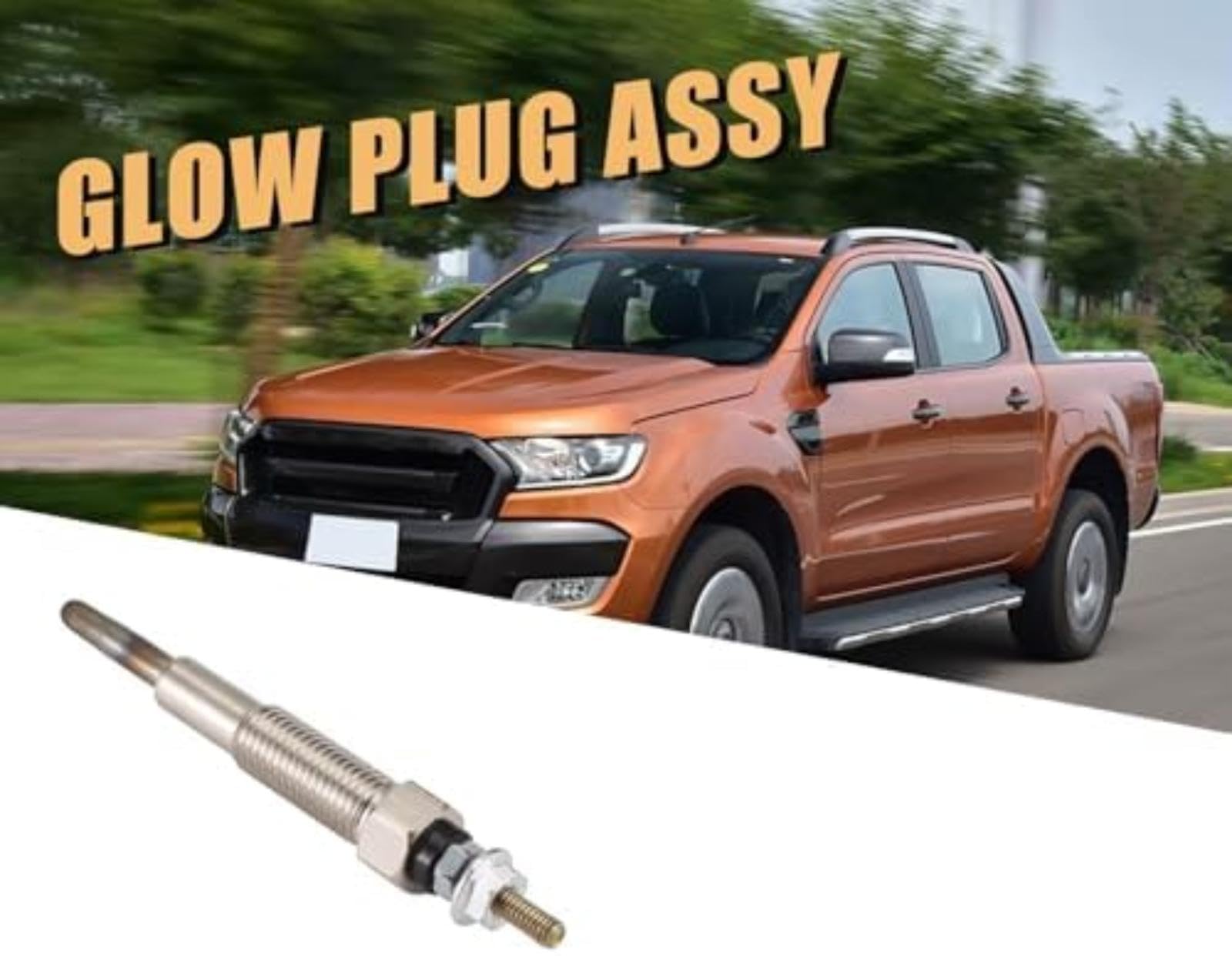 Plug Glow, para Ranger Et 2.5 Tdci 2006-2012 Assy Xm34 12A342 Bb Car Spark Ignition Plug Bujía de encendido para coche