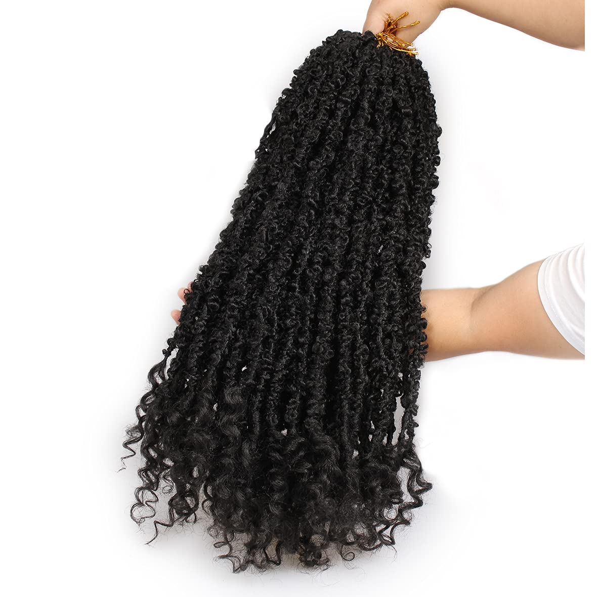 Snapklik.com : Leeven 24 Inch Pre-twisted Butterfly Locs Crochet Hair 6 ...