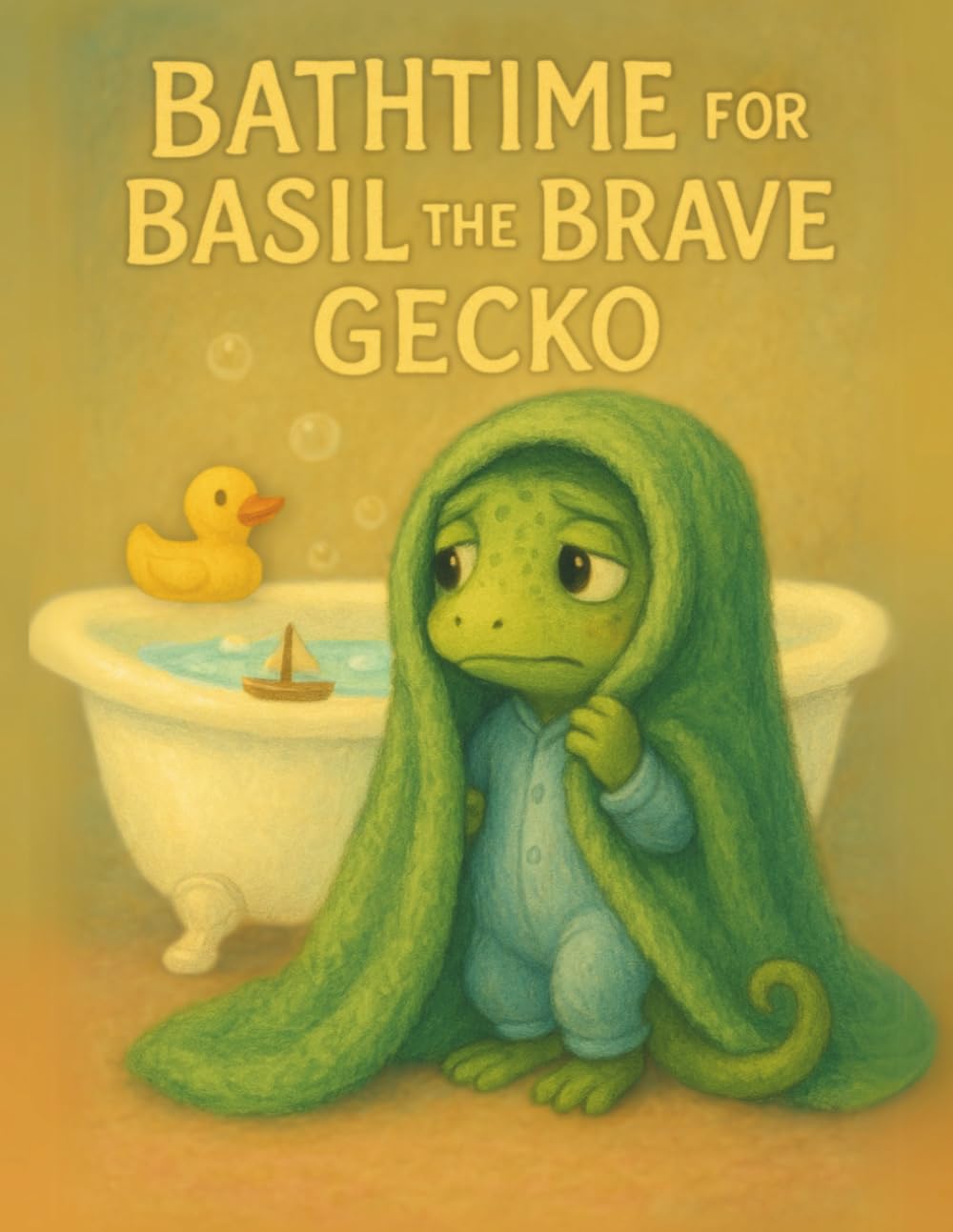Bathtime for Basil the Brave Gecko