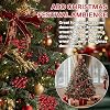 MAQIHAN Artificial Holly Berries - 150 Pcs Christmas Holly Berries Stems for Crafts Faux Holly Berries Artificial Red Holly Berry Stems for Christmas Wreath Christmas Tree Table Kitchen Wall Decor #3