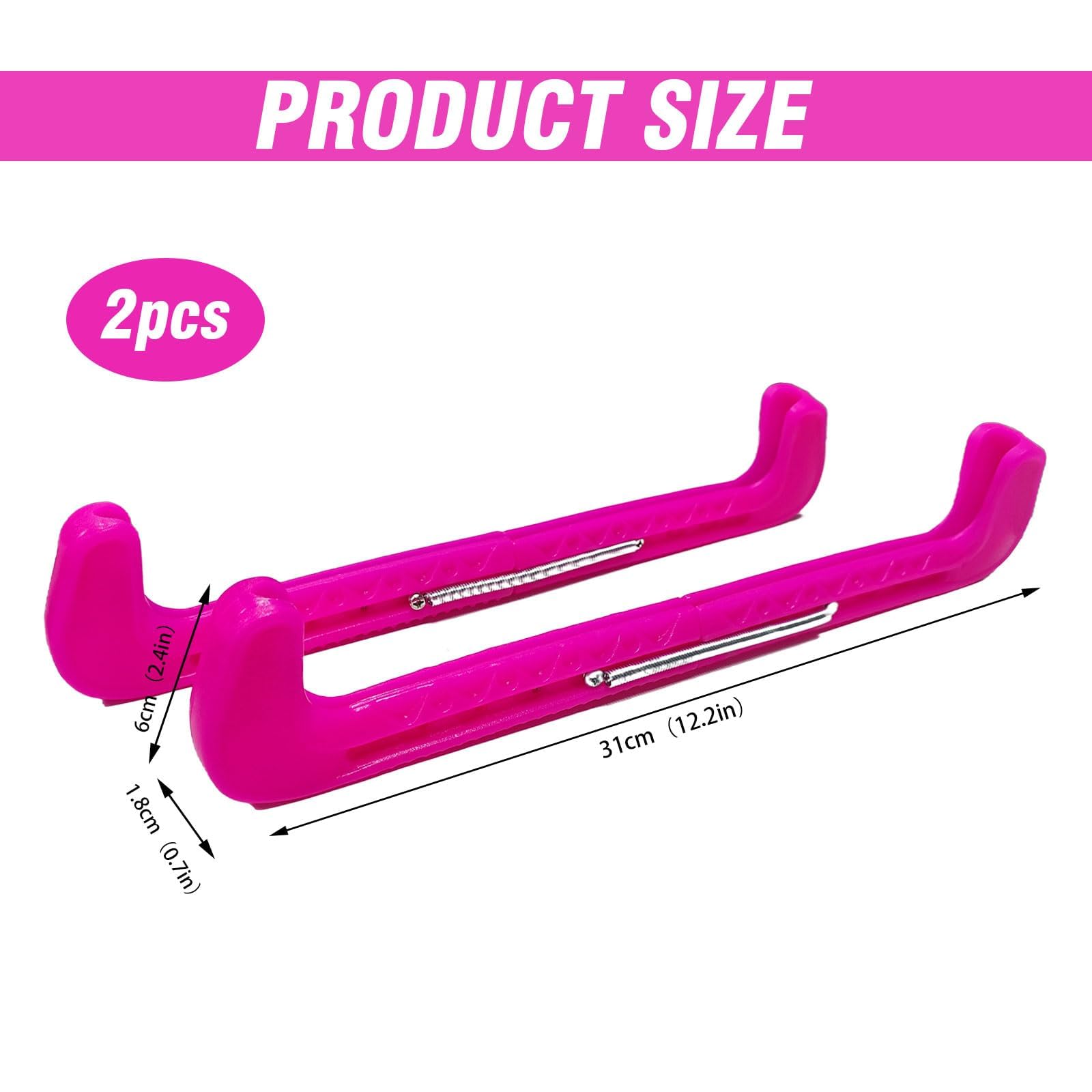 1 par Funda Protectora para Zapatos de Patinaje, Ajustables Protecciones de la Hoja,para Patines de Hielo y Patinaje artístico, Protectores de Cuchillas de Patines de Hockey sobre Hielo