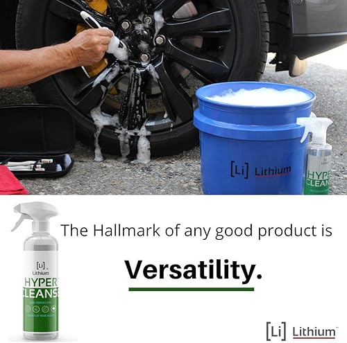 Miniatura 5 de Litio Hyper Cleanse- Limpiador multiusos, la última ciencia en limpieza de cuero, plástico, alfombras, vinilo, elimina las manchas más duras,
