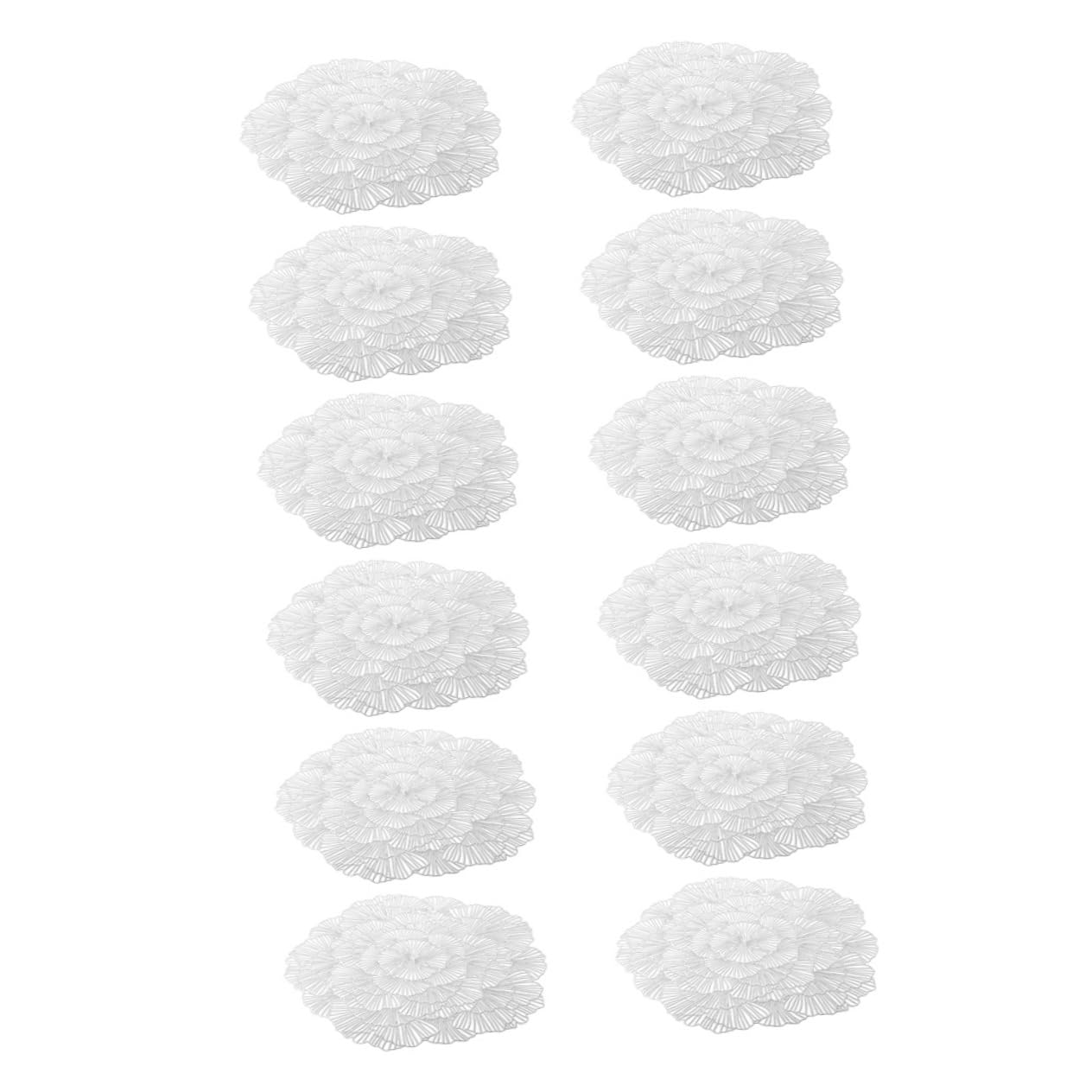 12piezas Manteles Individuales Antideslizantes Resistentes Al Diseño Ginkgo Salvamanteles Decorativos para y Mesa De