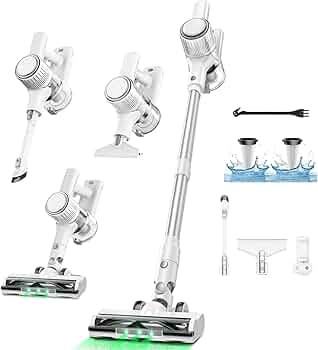 46000Pa 強力吸引力 コードレス スティッククリーナー　ディスプレイ Amazon | 46000pa強力吸引コードレス掃除機、8-in-1多機能スティック