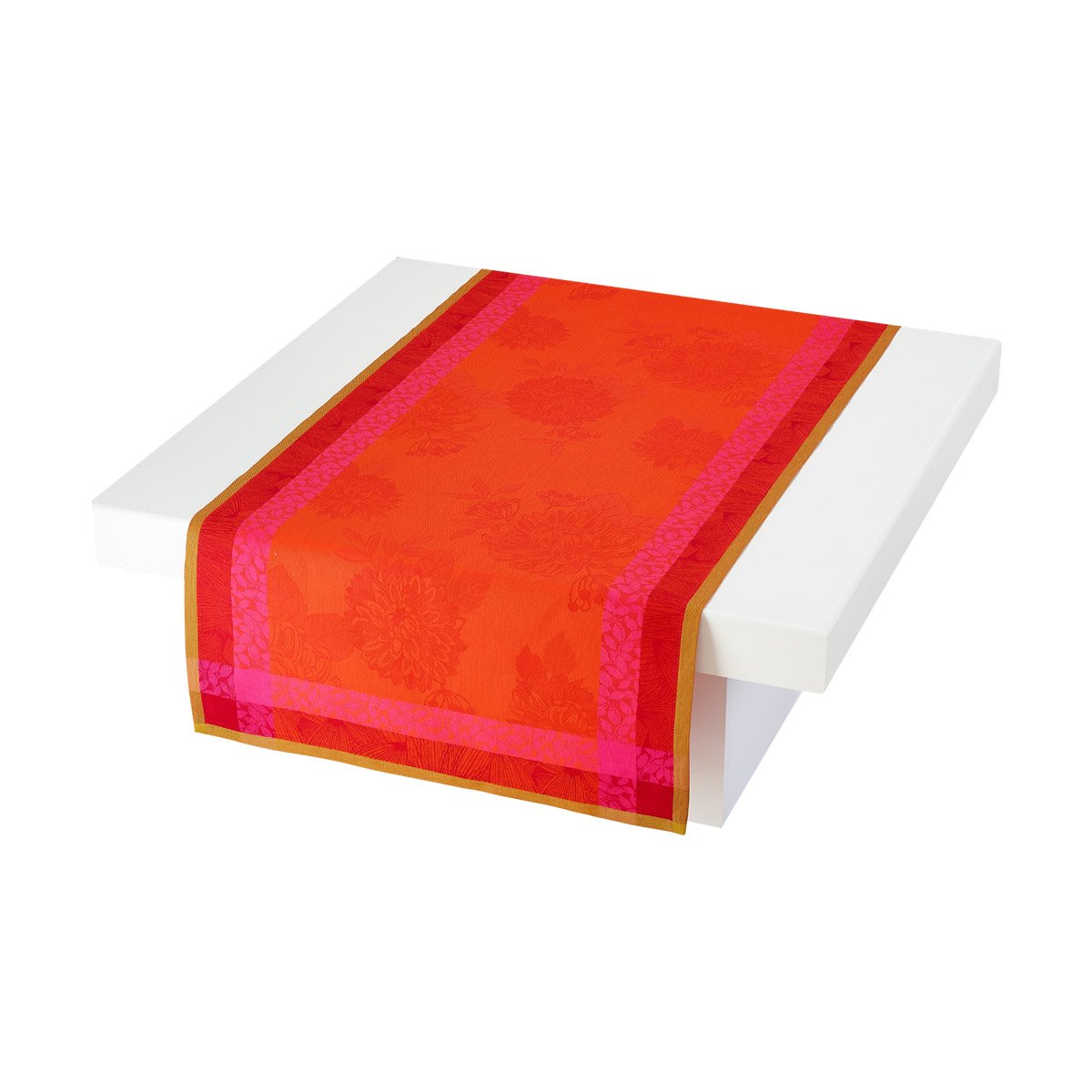 Chemin de table rectangulaire Capucine 55x150 cm Parfums de Bagatelle