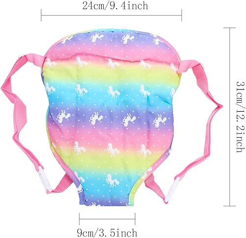 Miniatura 2 de SOTOGO Mochila transportadora de muñecas para muñecas americanas de 15 a 18 pulgadas