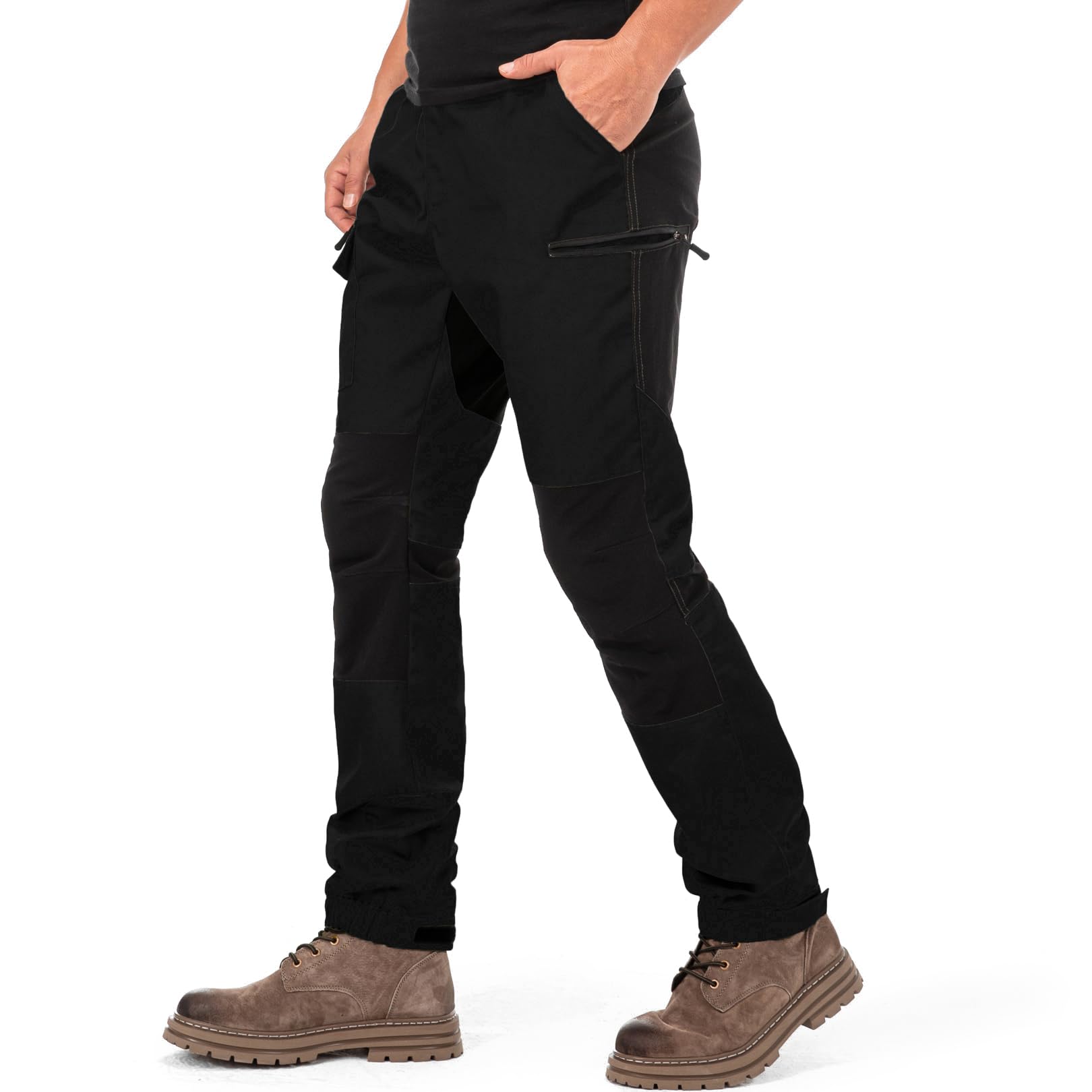 yeyity Wanderhose Herren Outdoor Hosen Robust Atmungsaktiv Langlebig Taktische Hose Arbeitshosen Männer zum Outdoor-Aktivitäten und Außenarbeiten