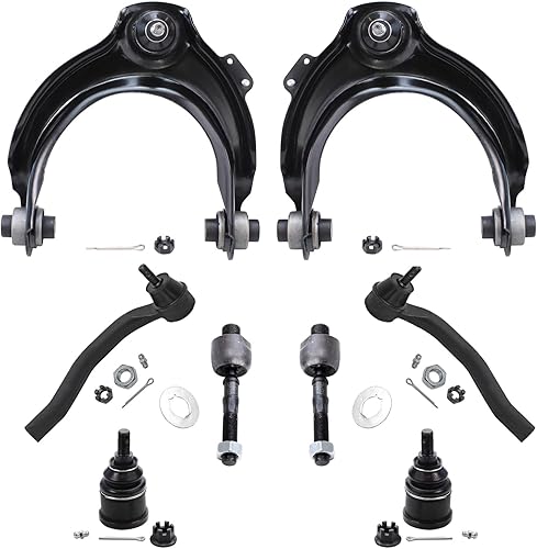 Miniatura 131 de Detroit Axle - Kit de suspensión frontal de 8 piezas para Chevy Aveo Aveo5 Pontiac G3 Wave Wave5 Suzuki Swift+ 2 brazos de control inferiores con