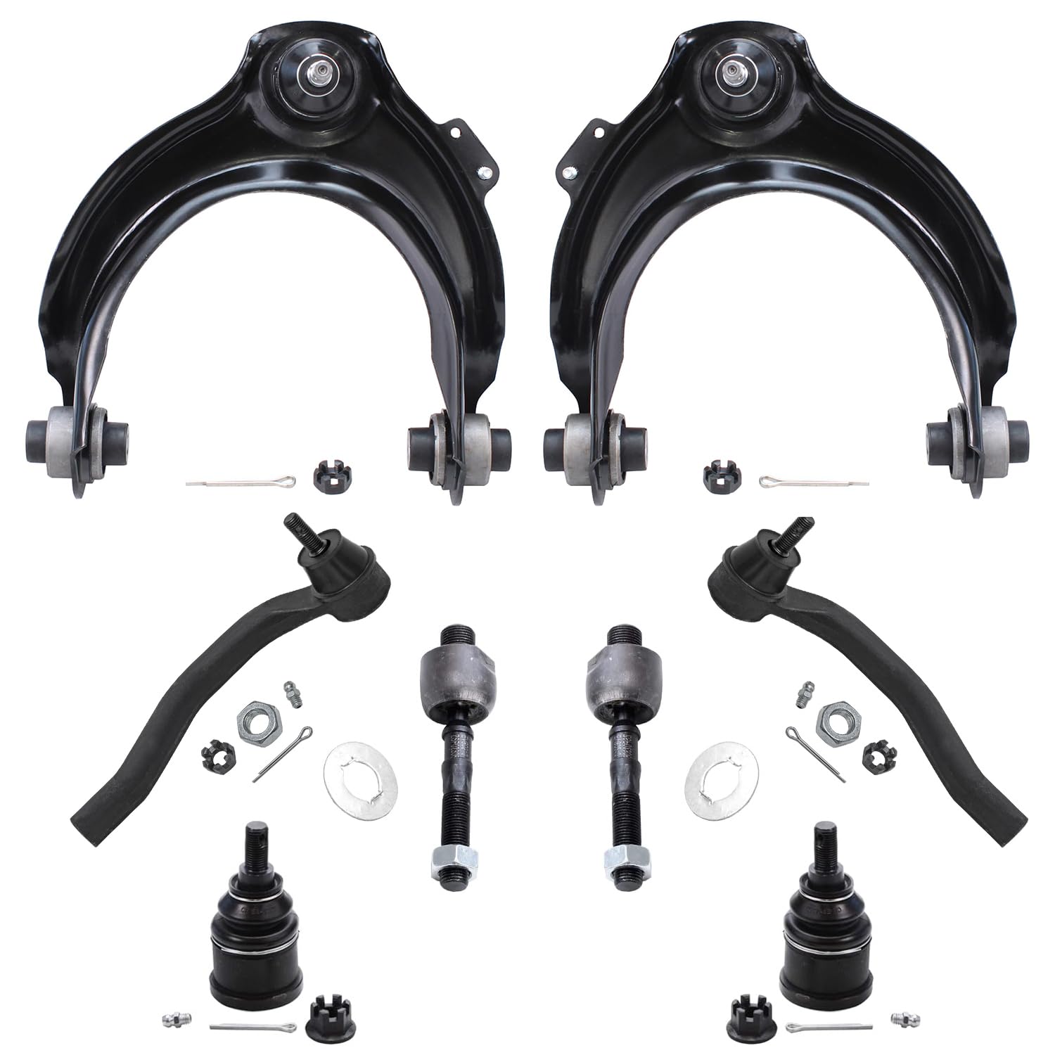 Detroit Axle - Front Upper Control Arms w/Ball Joints Replacement for TSX