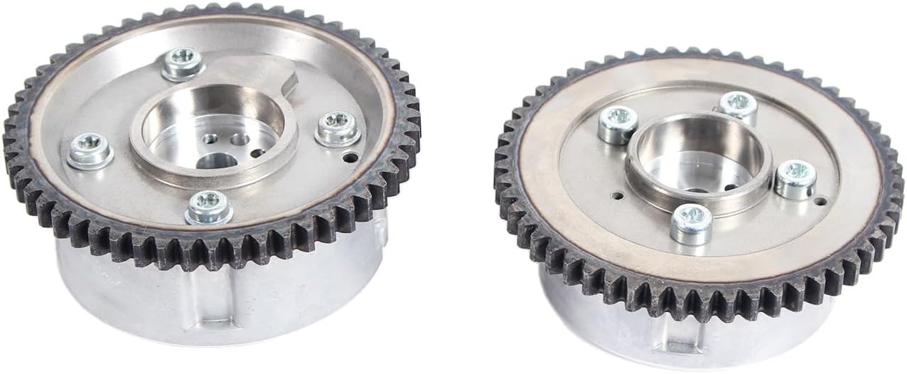 243702G000 2435025000 Intake & Exhaust Camshaft Timing Gear Compatible with Hyundai 2010-2014 Genesis Coupe 2010-2012 Santa Fe,with Kia 2010-2013 Forte 2009-2010 Optima 2.0L 2.4L
