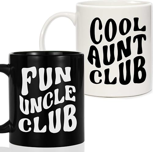 Breezy Valley Aunt & Uncle Mugs: A Playful Gift for Baby Announcements