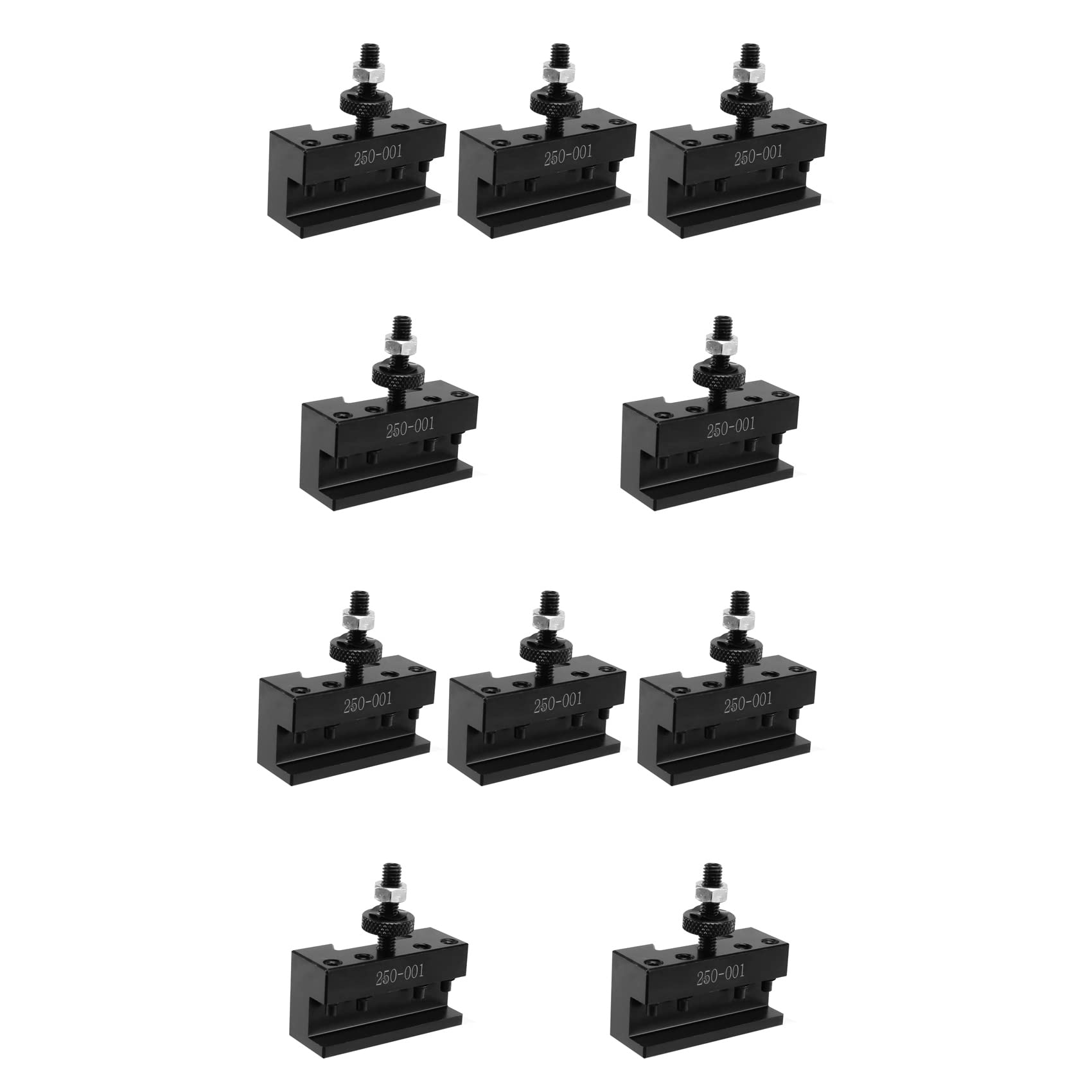Outil post de tournage CNC 250-001 et porte-outil à changement rapide pour porte-plaquette acier