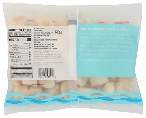 365 by Whole Foods Market Wild Caught Sea Scallops 20/30, 24 OZ