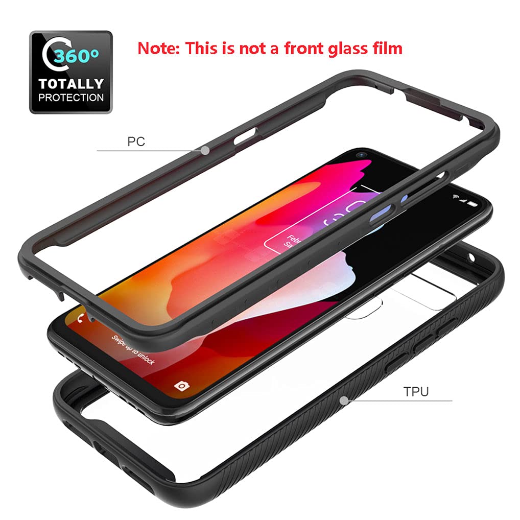 JEZSTHAI Custodia Compatibile con TCL 10 Plus Cover Trasparente in Silicone Con Design Grafico,Ultra Sottile Antiurto Antigraffio Morbida TPU Protettiva Case,Gatto