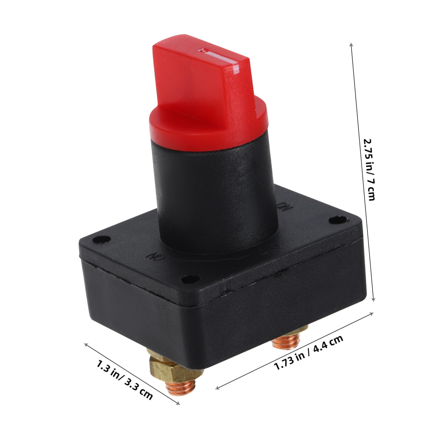 JECOMPRIS High 300a Car Battery Disconnect Isolator Yacht Rv Truck Battery Power Switch Random