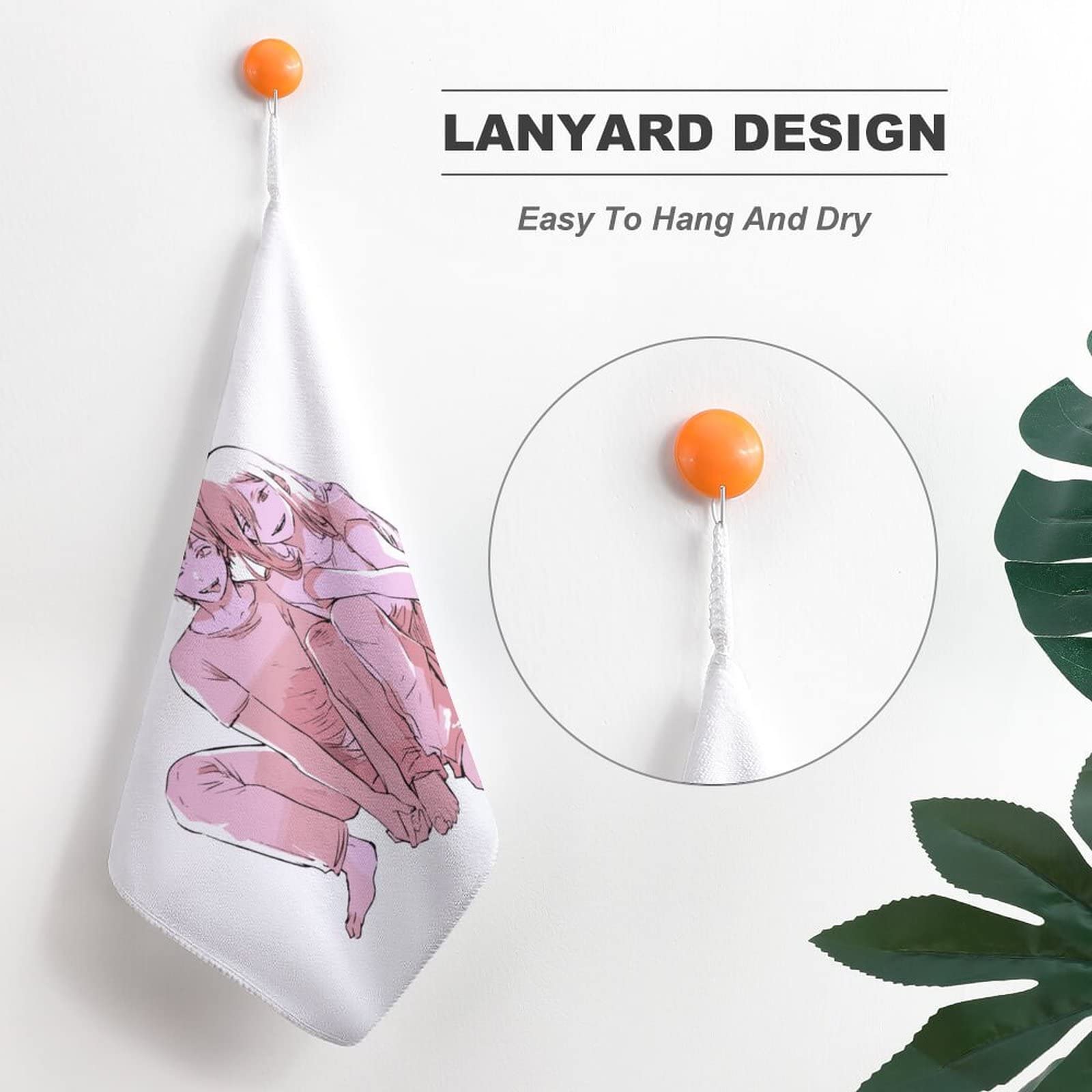 Amazon｜パワー チェンソーマン (2) ハンカチ ハンドタオル ループ付き