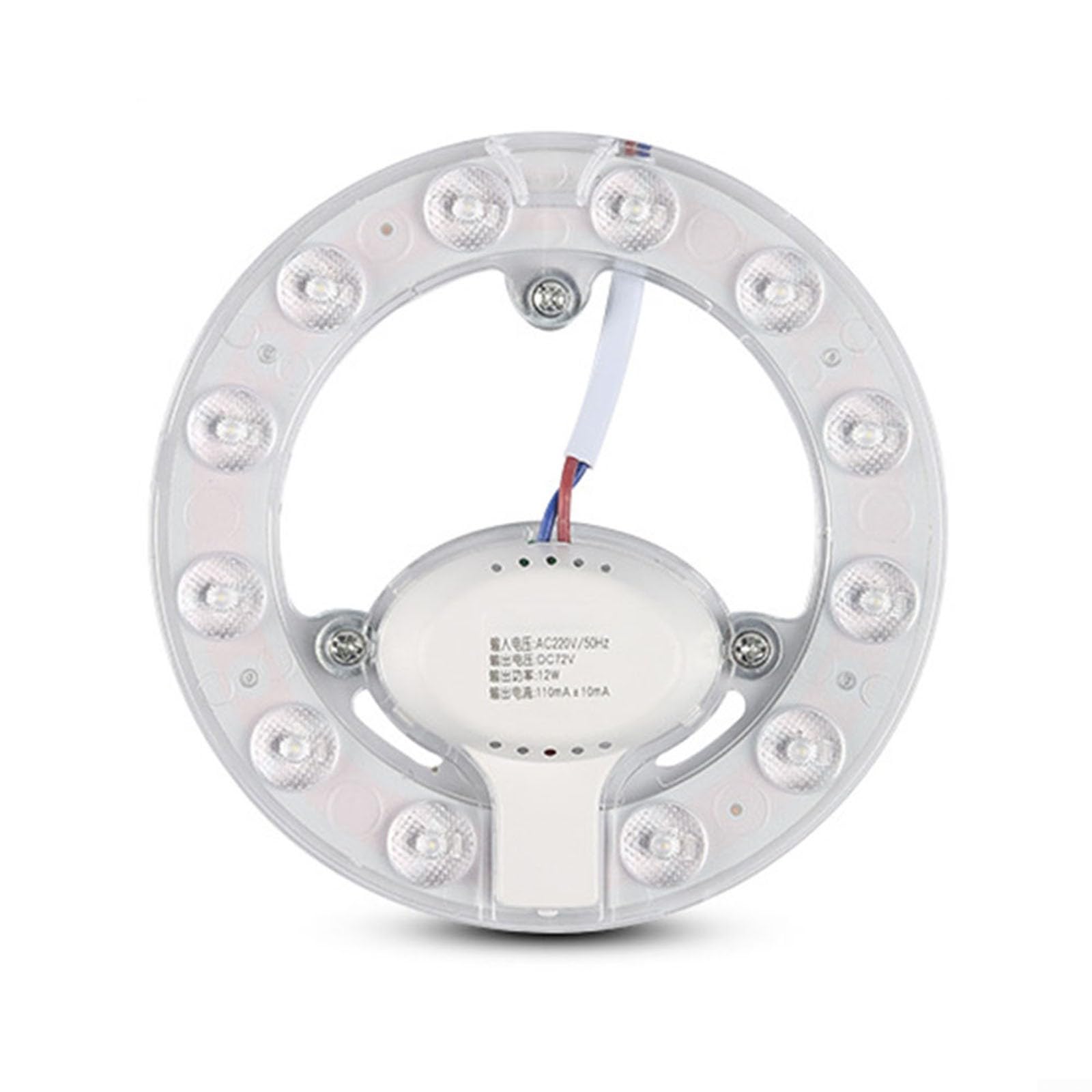 Led Ceiling Light Source, Round Ceiling Lamp Source Downlight Light Panel LED Module 2835 LED, Energy-saving And Environment-friendly(12W-monochrome) — image 1