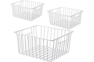 Kitchen Organizer Freezer Wire Baskets
