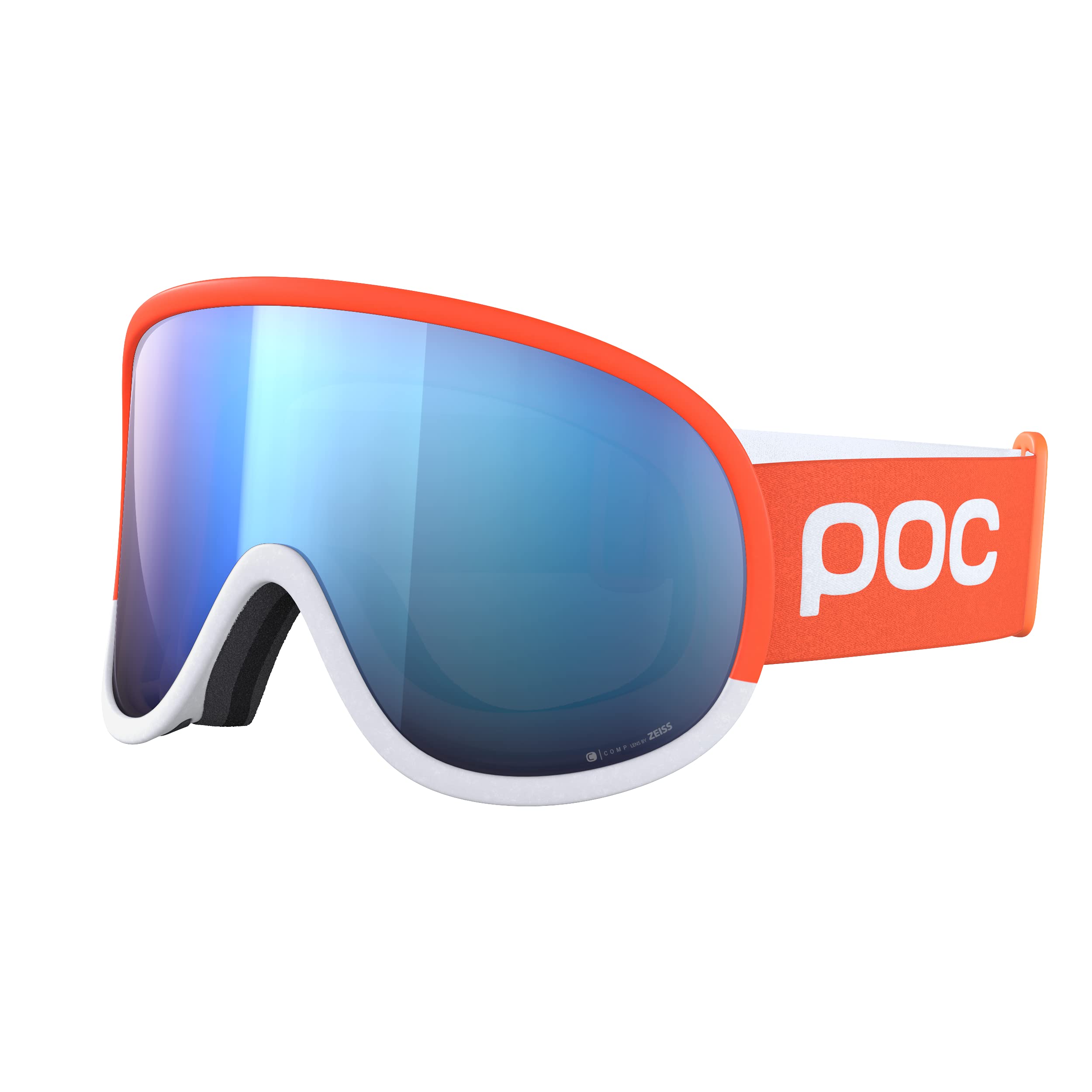 POC, Retina Big Clarity Comp, Fluorescent Orange/Hydrogen White 