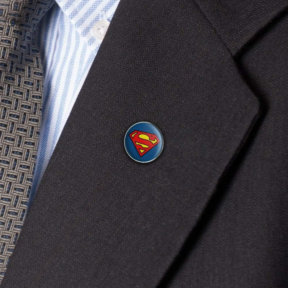 GRAPHICS & MORE Superman Classic S Shield Logo Metal 0.75" Lapel Hat Pin Tie Tack Pinback - Image 5