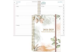 2024-2025 Planner - A5 Weekly & Monthly Planner & Journal to Track Goals