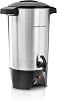 Cafetera y dispensador de bebidas calientes Hamilton Beach de 45 tazas, plateado | Preparación rápida 1 minuto por taza | Hace de 15 a 45 tazas | Palanca de dos vías para vertido manual o continuo | Plateado | 40515G 1