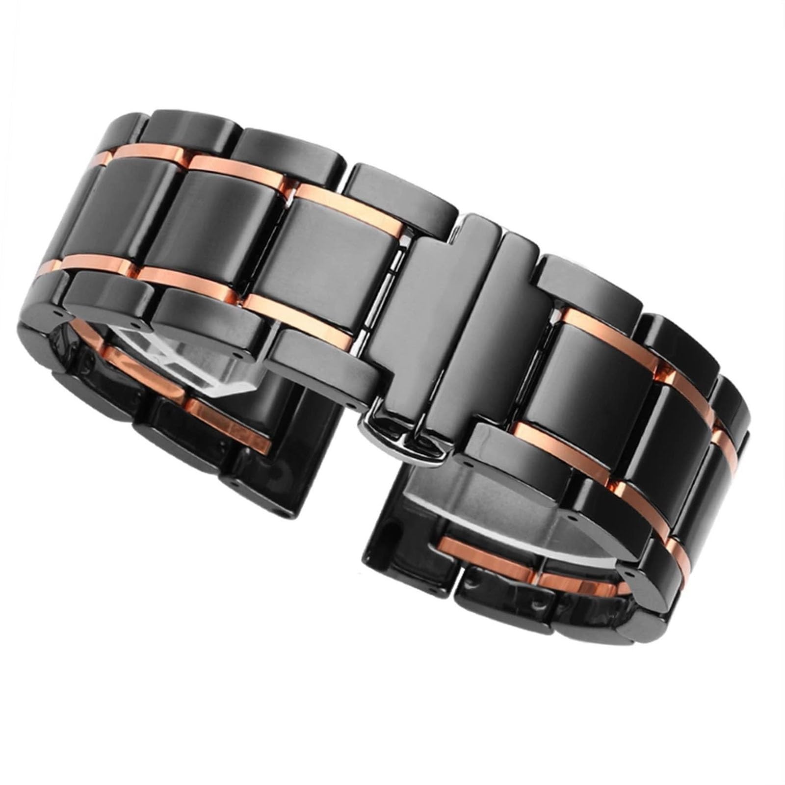 Cinturini per orologi in acciaio inossidabile ceramico a sgancio rapido 20mm 22mm 16mm 18mm