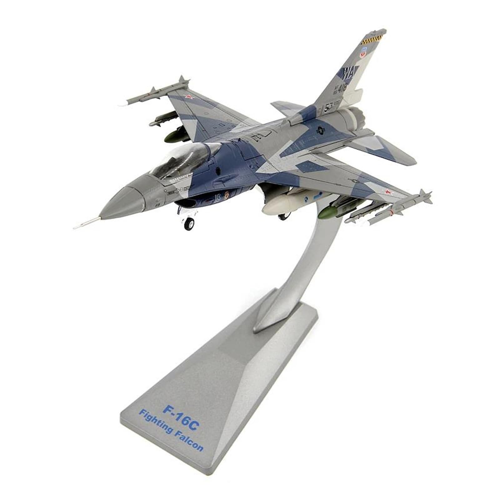Model samolotu Irplane Model samolotu Zabawkowy model samolotu w skali 1/72 AF1 Siły Powietrzne USA F-16C Myśliwiec WA 85-0418 57-te skrzydło Gotowy model samolotu wroga F16