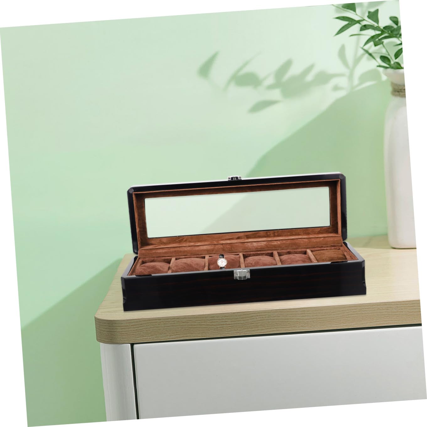 Boîte De Rangement Pour Montres Coffret à Bijoux Écrin De Présentation Pour Montres Et Accessoires