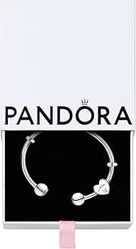 Amazon | PANDORA Nan ハートチャーム&ブレスレットセット