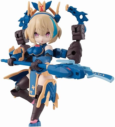 Megahouse Desktop Army N-202d Titania Blue Dragon (ver1.1), aprox. 3.1 pulgadas (3.150 in), PVC y ABS figura de acción pintada