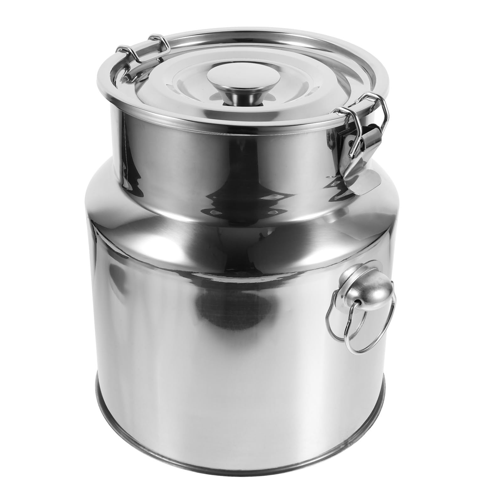 Zerodeko Edelstahl Dichtbehälter mit Deckel, 60 L, für Hafer und Soja