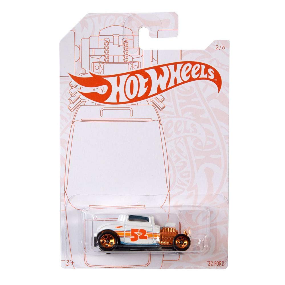 Amazon.com: Hot Wheels 2020 Pearl and Chrome 2/6 - '32 Ford (White