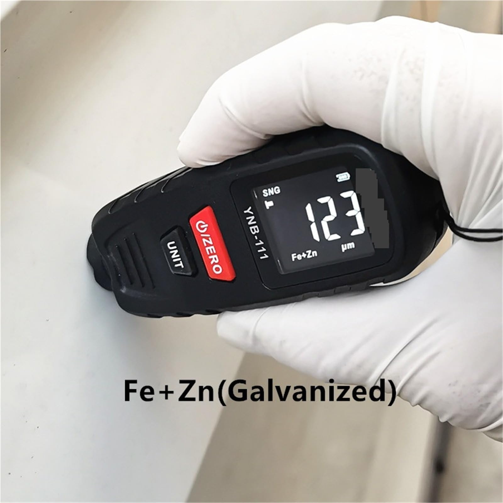 Miniaturowy tester grubości lakieru samochodowego Miernik powłoki folii Łatwe do odczytania