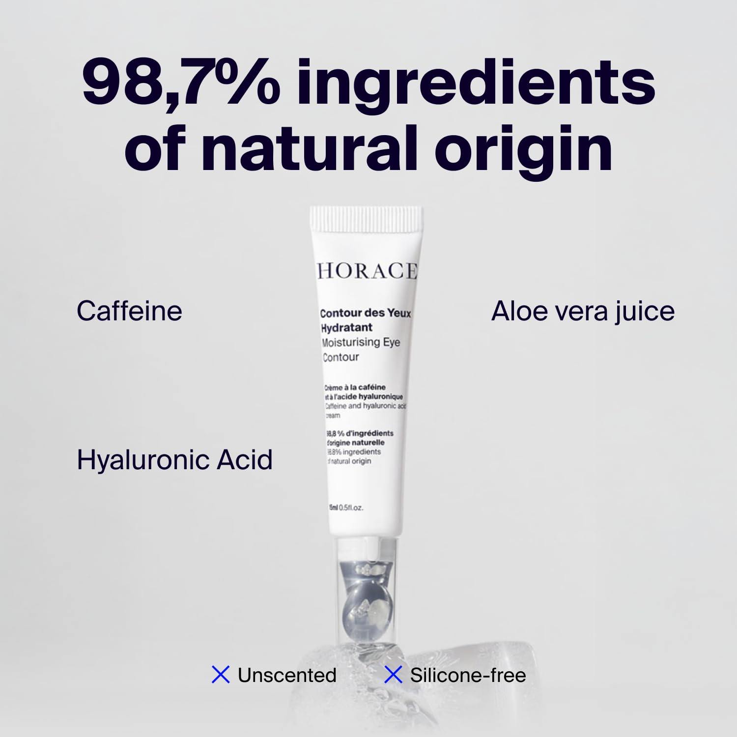 HORACE Under-Eye Moisturizer for Men, Anti-Fatigue Eye Cream to Reduce Dark Circles and Puffiness - Image 3