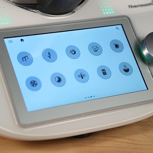 Miniatura 2 de Protector de pantalla de vidrio, cubierta de pantalla de película templada ultrafina compatible con Thermomix TM6, accesorios de procesador de